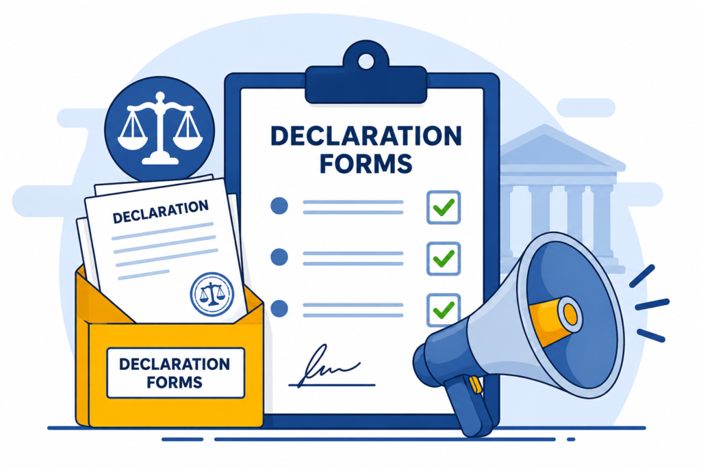 Declaration Forms