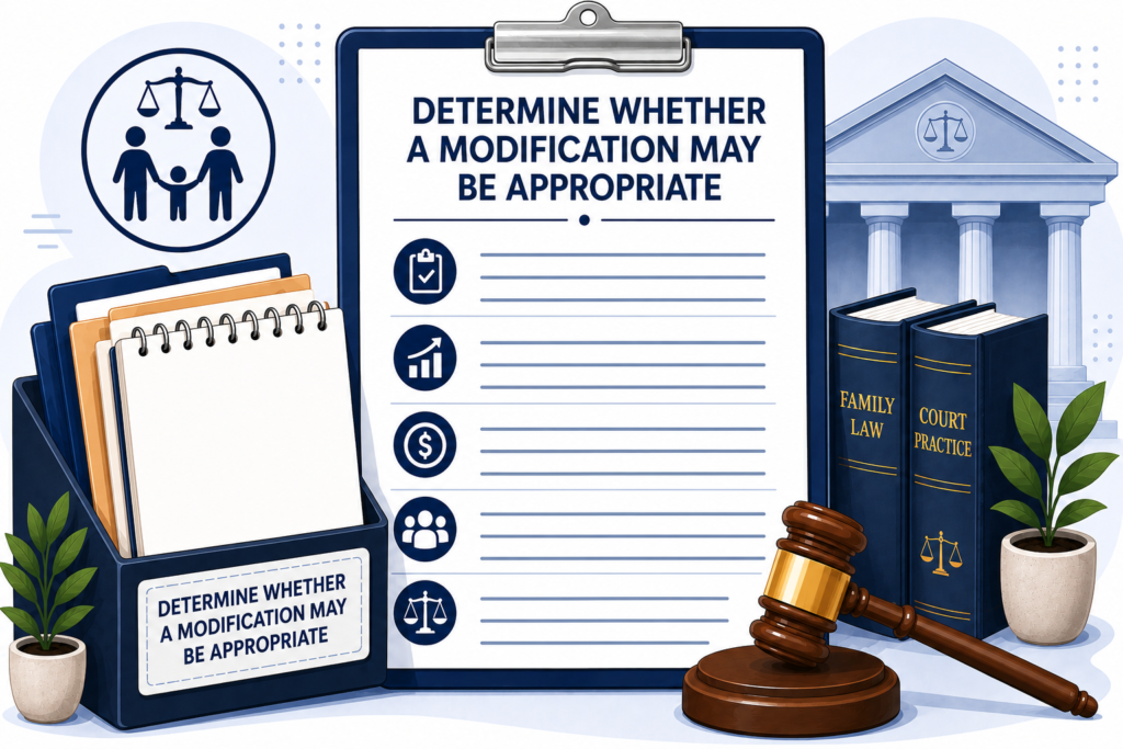 Determine Whether a Modification May Be Appropriate