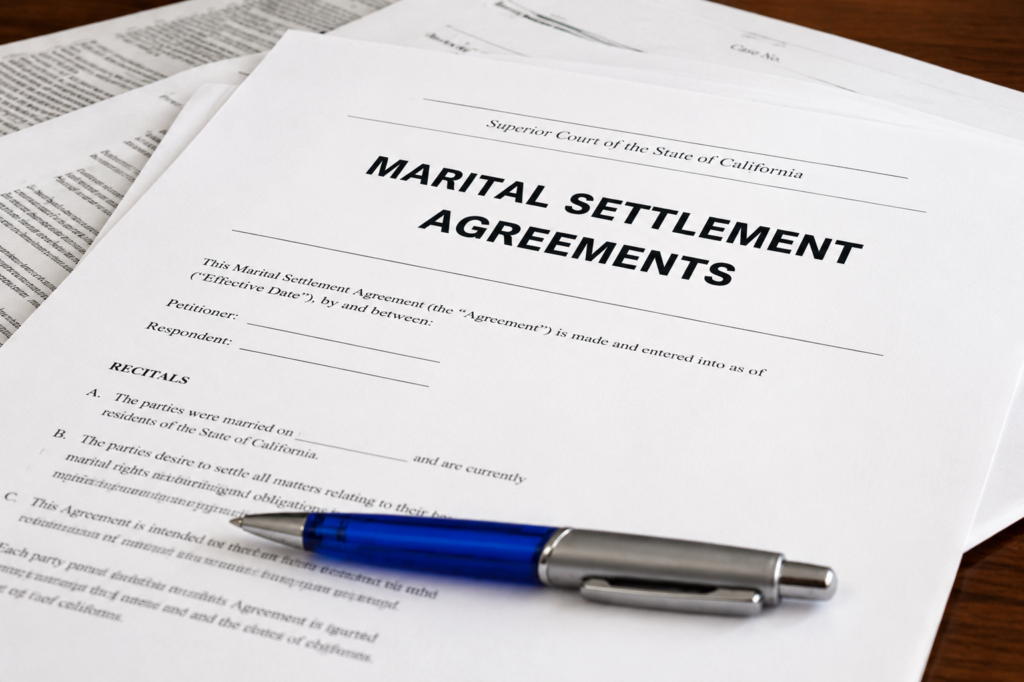 Marital Settlement Agreements