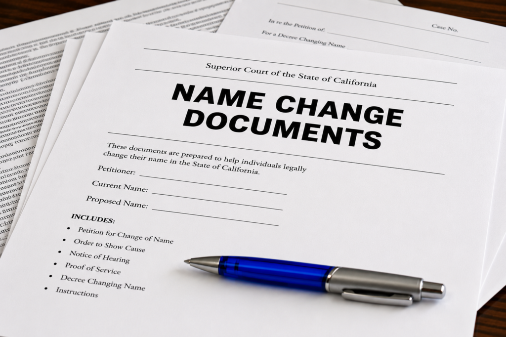 Name Change Documents