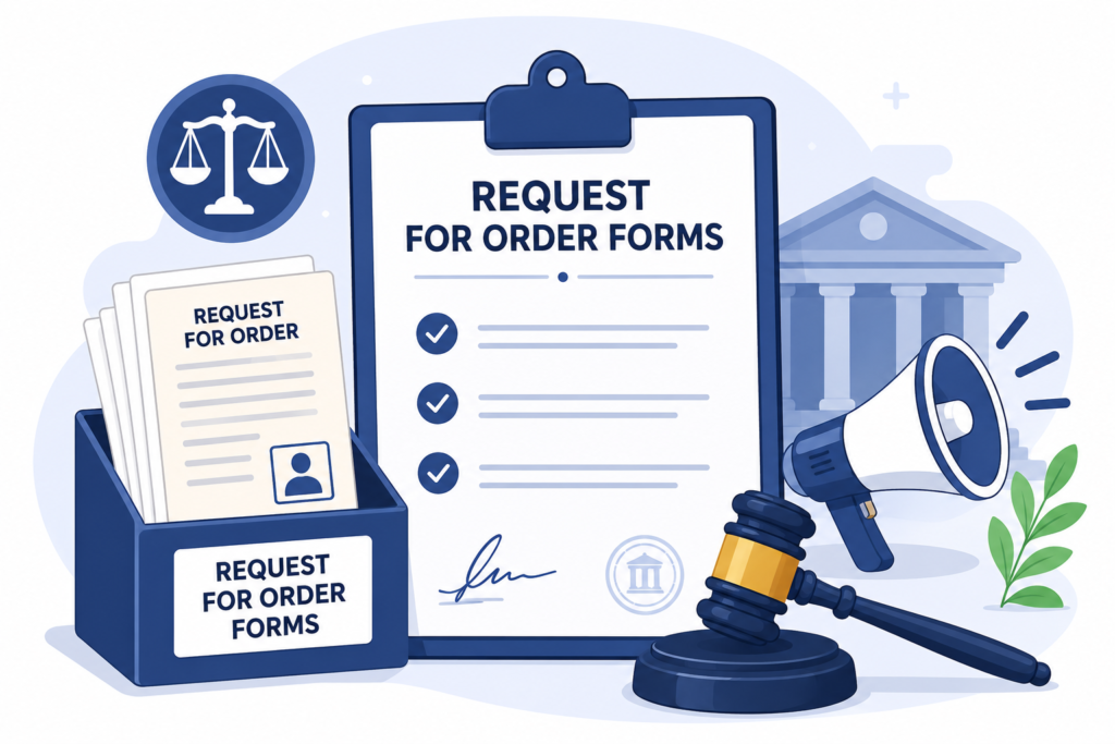 Request for Order Forms